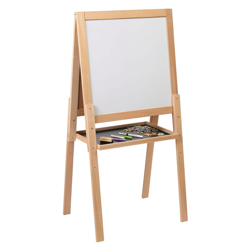 Chargez l'image dans la visionneuse de la galerie, Jeujura houten dubbelzijdig krijt en whiteboard