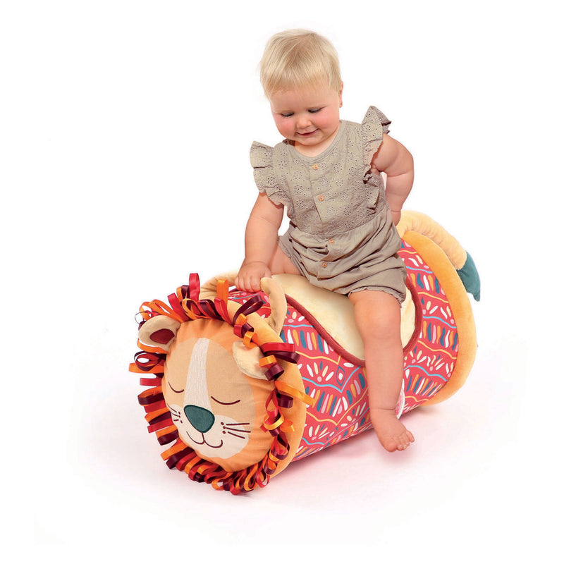 Afbeelding laden in galerijviewer, Ludi babyspeelgoed activiteitsrol leeuw