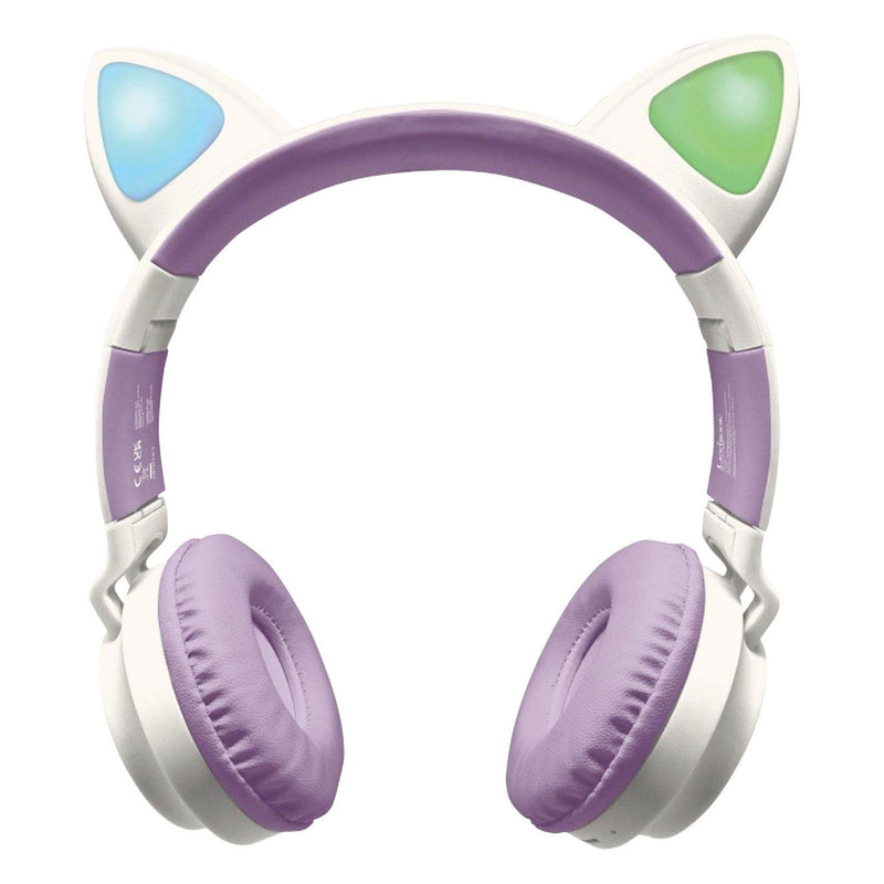 Afbeelding laden in galerijviewer, 2-in-1 bluetooth koptelefoon met licht kattenoren