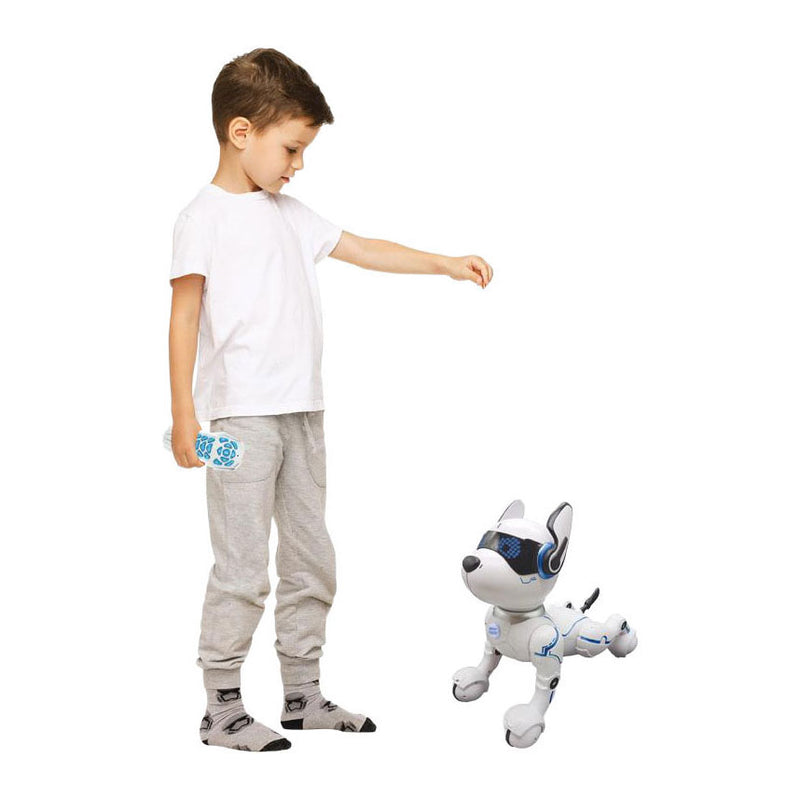 Afbeelding laden in galerijviewer, Lexibook stroom puppy – my smart robotic dog met programming function, dance, walk, movements, touch sensors en animal imitation, incl. afstandsbediening