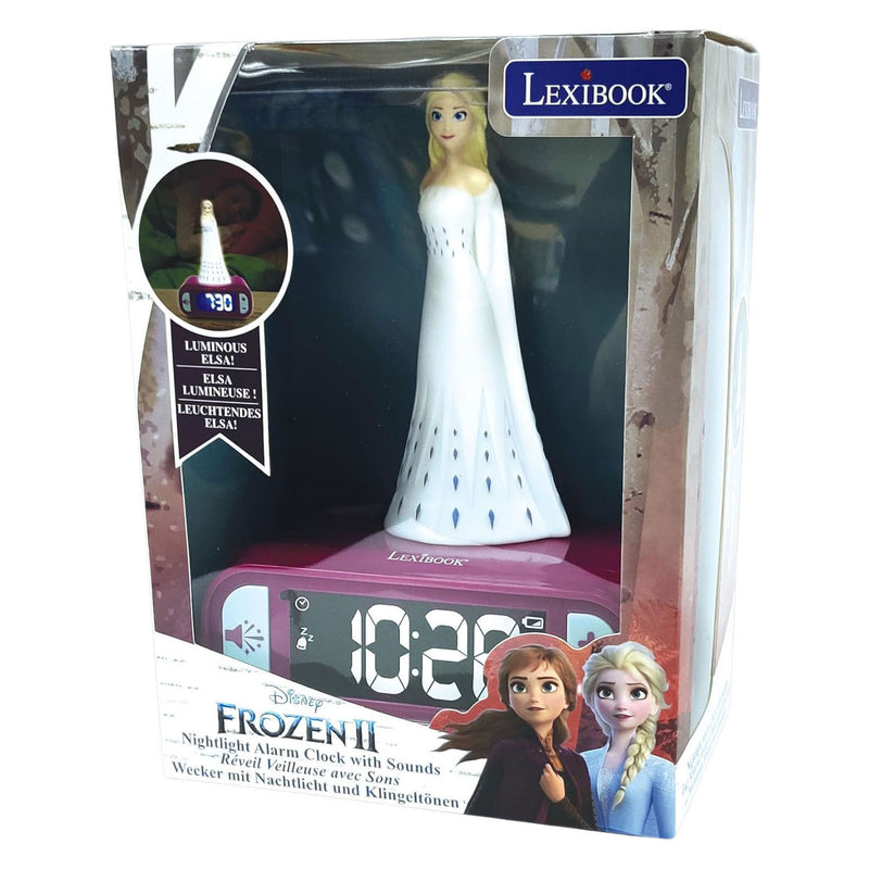 Afbeelding laden in galerijviewer, Disney frozen 3d digitale wekker met licht en geluid