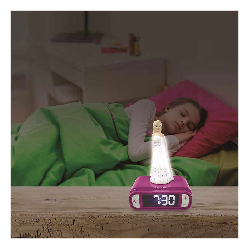 Afbeelding laden in galerijviewer, Disney frozen 3d digitale wekker met licht en geluid