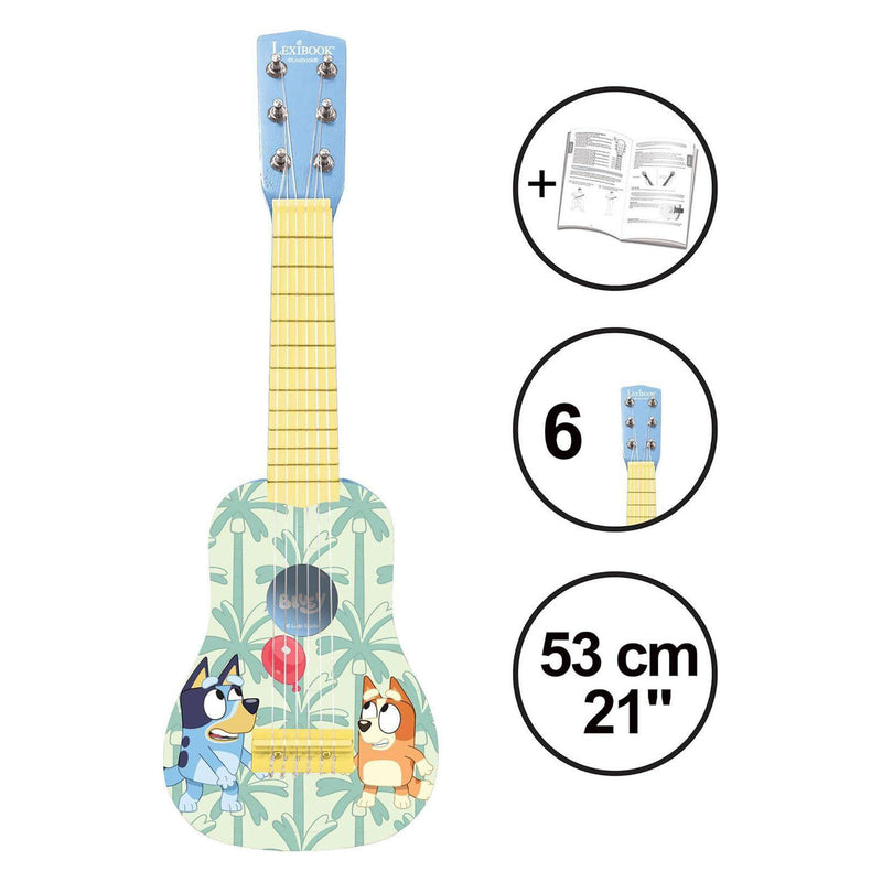 Chargez l'image dans la visionneuse de la galerie, Lexibook mijn eerste houten gitaar bluey – 21 53 cm