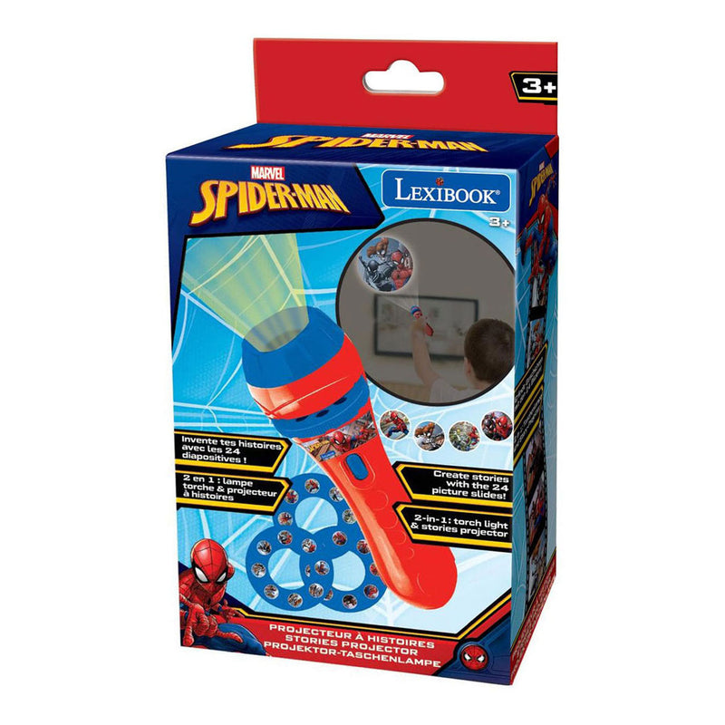 ギャラリービューアに画像をロードする, Spiderman projectie-zaklamp met 24 plaatjes
