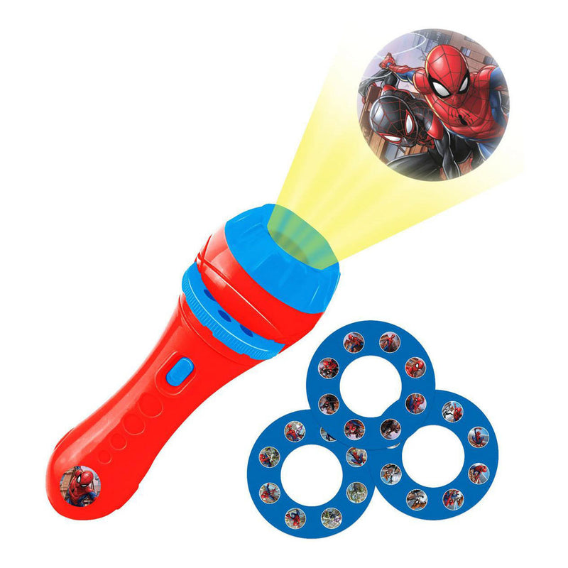ギャラリービューアに画像をロードする, Spiderman projectie-zaklamp met 24 plaatjes