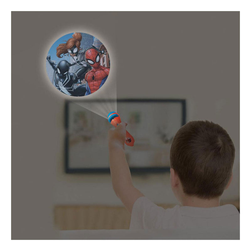 ギャラリービューアに画像をロードする, Spiderman projectie-zaklamp met 24 plaatjes