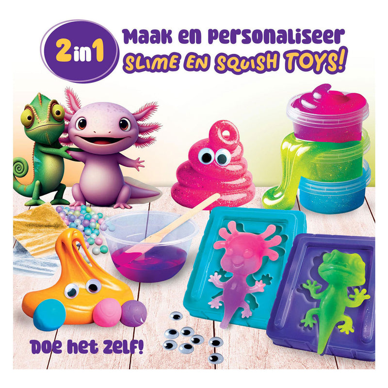 Cargue la imagen en el visor de la galería, Ty slumi science squish slime doe-het-zelf kit