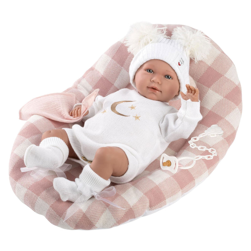 ギャラリービューアに画像をロードする, Mimi soft body babypop met geluid 42 cm maan