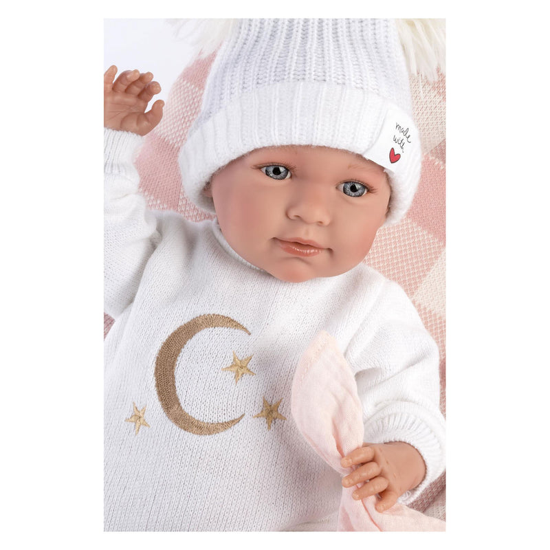ギャラリービューアに画像をロードする, Mimi soft body babypop met geluid 42 cm maan