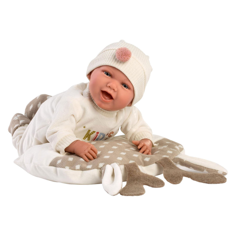 Afbeelding laden in galerijviewer, Imp mimi soft body babypop vrolijk met geluid - 42 cm