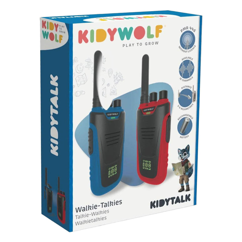 Afbeelding laden in galerijviewer, Kidywolf kidytalk walkie talkies blauw rood