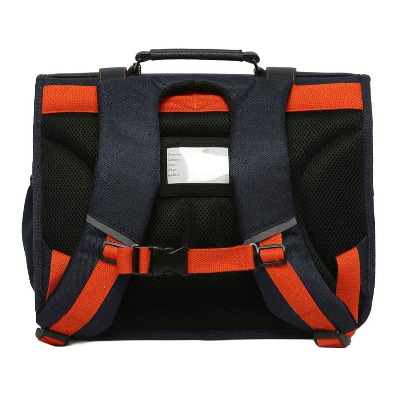 Chargez l'image dans la visionneuse de la galerie, Caméléon schooltas navy orange - 38cm