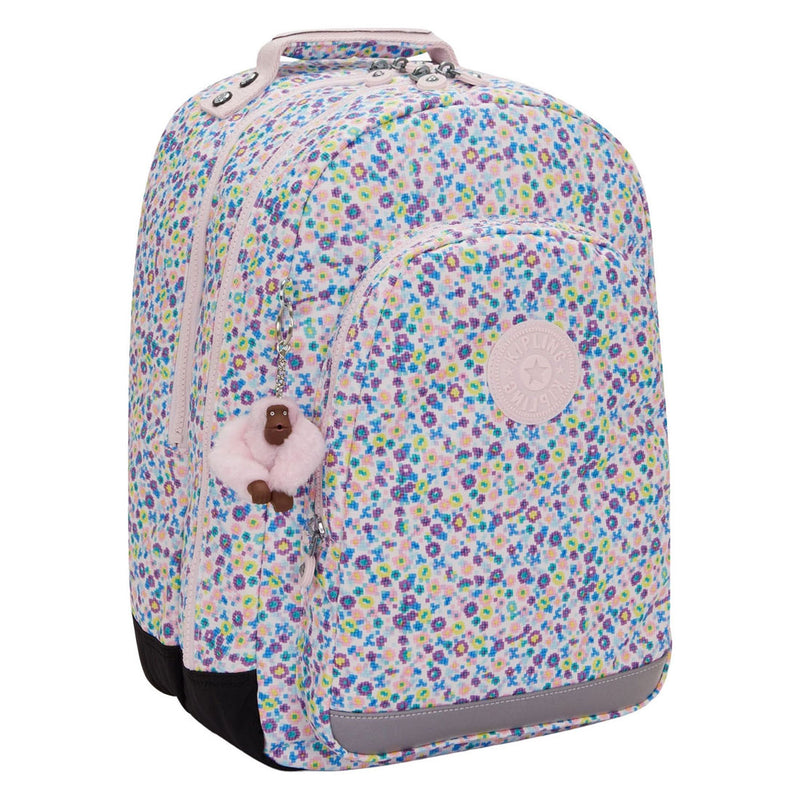 Afbeelding laden in galerijviewer, Kipling rugzak classroom digi bloemenprint