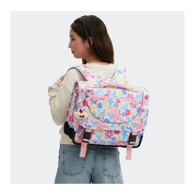 Afbeelding laden in galerijviewer, Kipling preppy rugzak - flower stamp