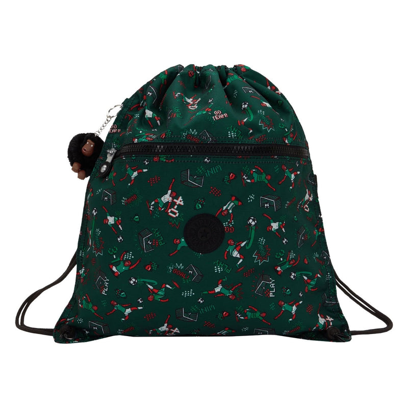 Afbeelding laden in galerijviewer, Kipling supertaboo gymtas - soccer print