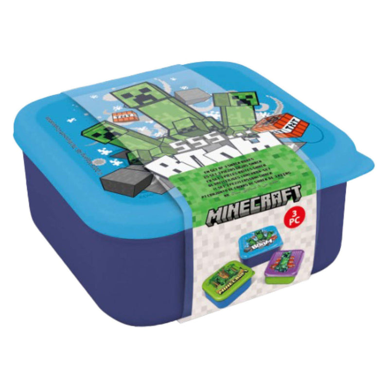 Afbeelding laden in galerijviewer, Minecraft snackboxen 3-in-1