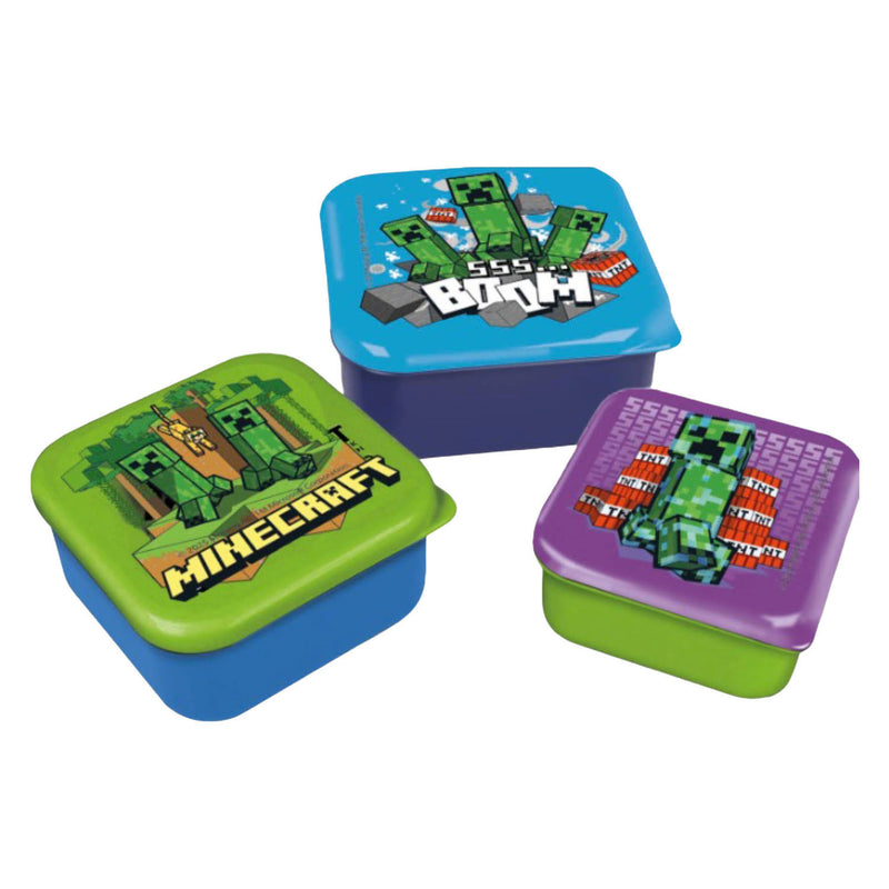 Afbeelding laden in galerijviewer, Minecraft snackboxen 3-in-1