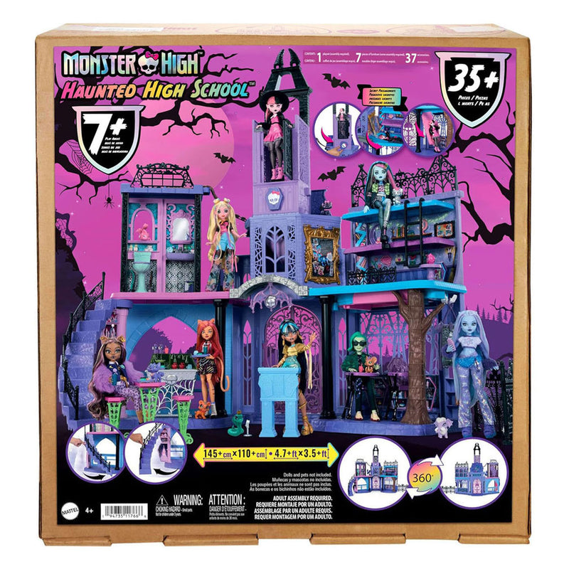 Afbeelding laden in galerijviewer, Mattel haunted high school poppenhuis - 35dlg.