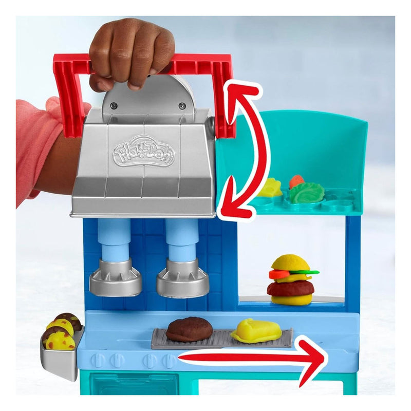 Afbeelding laden in galerijviewer, Play-doh kitchen creations chefs drukke restaurant - 5 kleipotjes