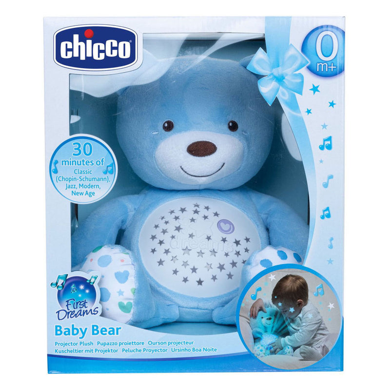Afbeelding laden in galerijviewer, Chicco knuffel projector baby bear first dreams blauw