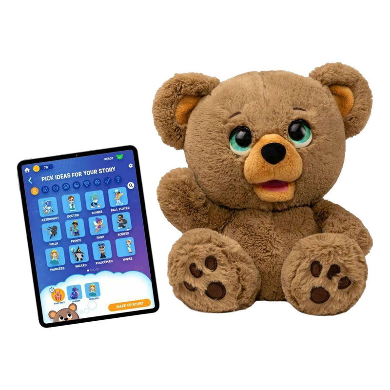 Afbeelding laden in galerijviewer, Pic poe de interactieve ai verhaaltjesbeer knuffel