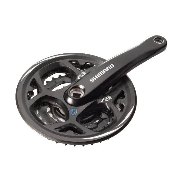 Afbeelding laden in galerijviewer, Shimano crankstel altus m311 7 8v 22 32 42t -5mm verdiept