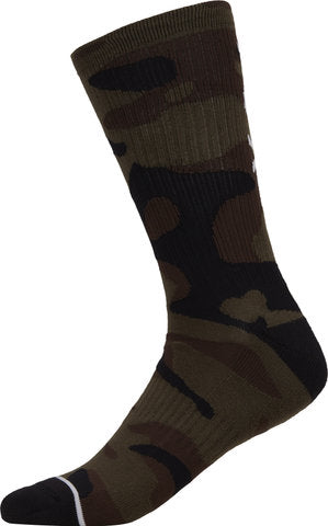 Load image into Gallery viewer, Fox head fox camo crew socks