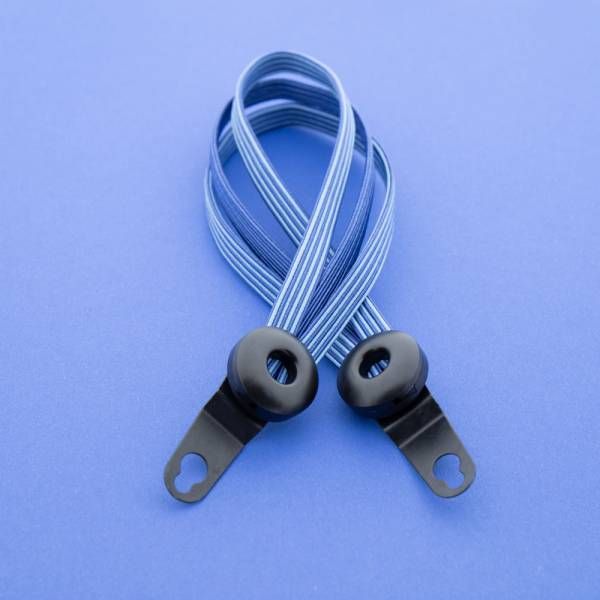 Load image into Gallery viewer, Qibbel widek snelbinder explorer 16 zwarte beugels blauw wit