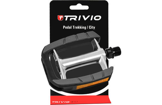 ギャラリービューアに画像をロードする, Trivio - fietspedalen trekking ultra light anti-slip zwart