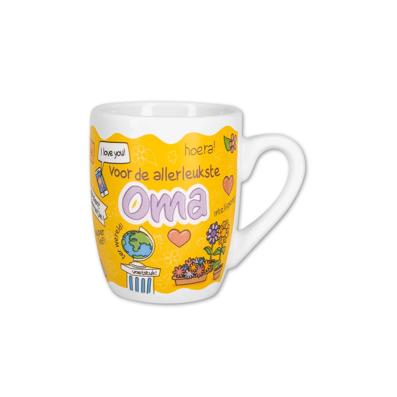 Laden Sie das Bild in Galerie -Viewer, Paperdreams cartoonmok - oma 2 - keramiek 440ml