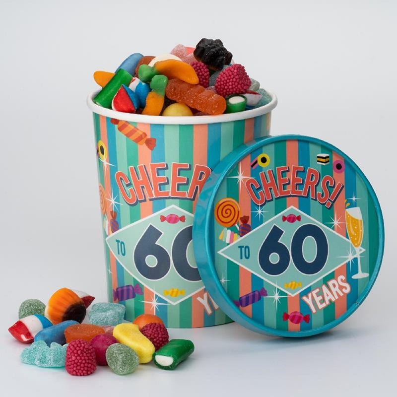 Load image into Gallery viewer, Paperdreams snoepbeker ø12x14cm - 60 jaar