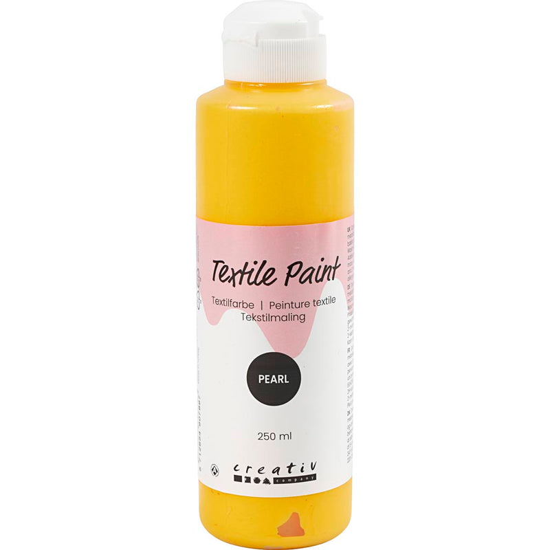 ギャラリービューアに画像をロードする, Http: www.cchobby.nl textielverf-parelmoer-dekkend-geel-250-ml-1-fles
