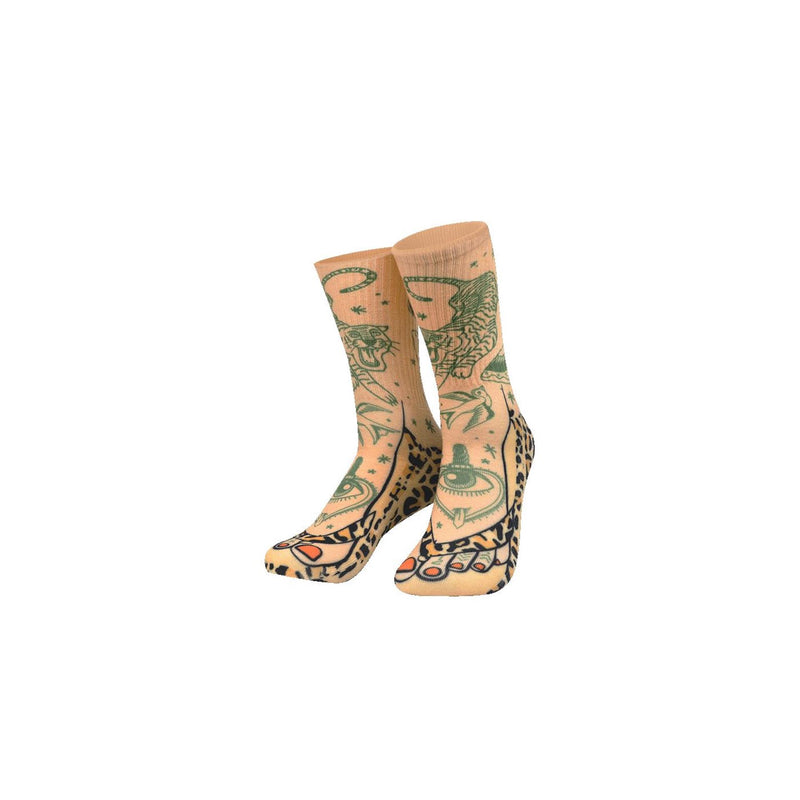 Afbeelding laden in galerijviewer, Paperdreams silly socks - tattoo - polyester