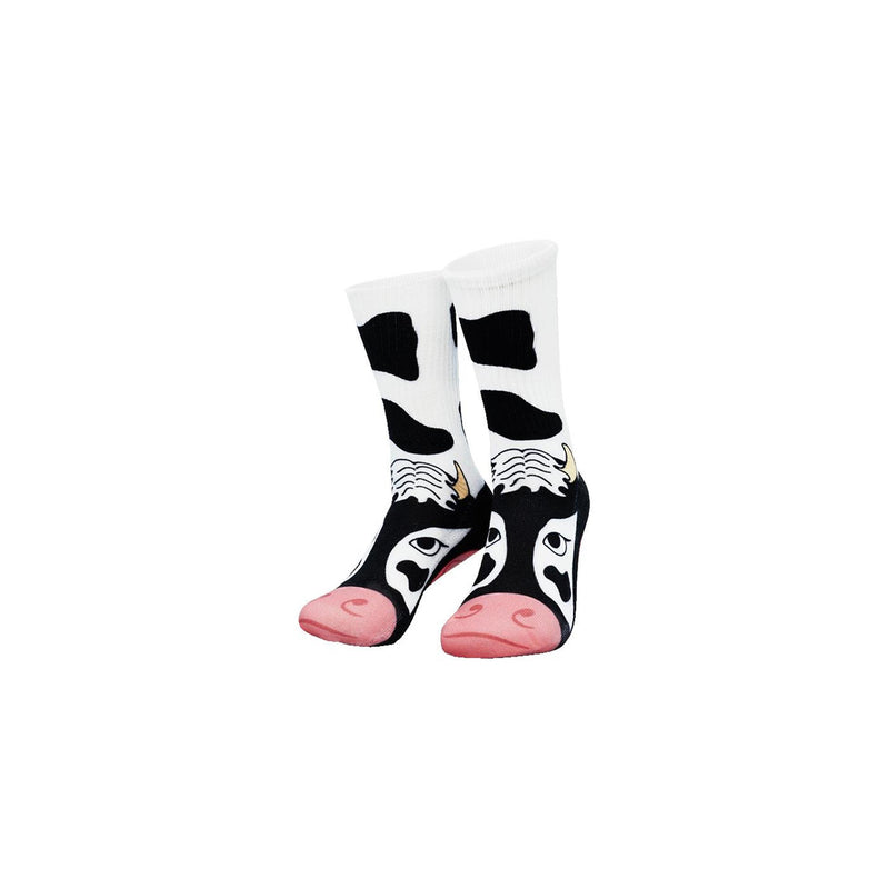 Chargez l'image dans la visionneuse de la galerie, Paperdreams silly socks - cow - polyester