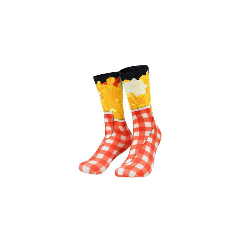 Cargue la imagen en el visor de la galería, Paperdreams silly socks - french fries - polyester
