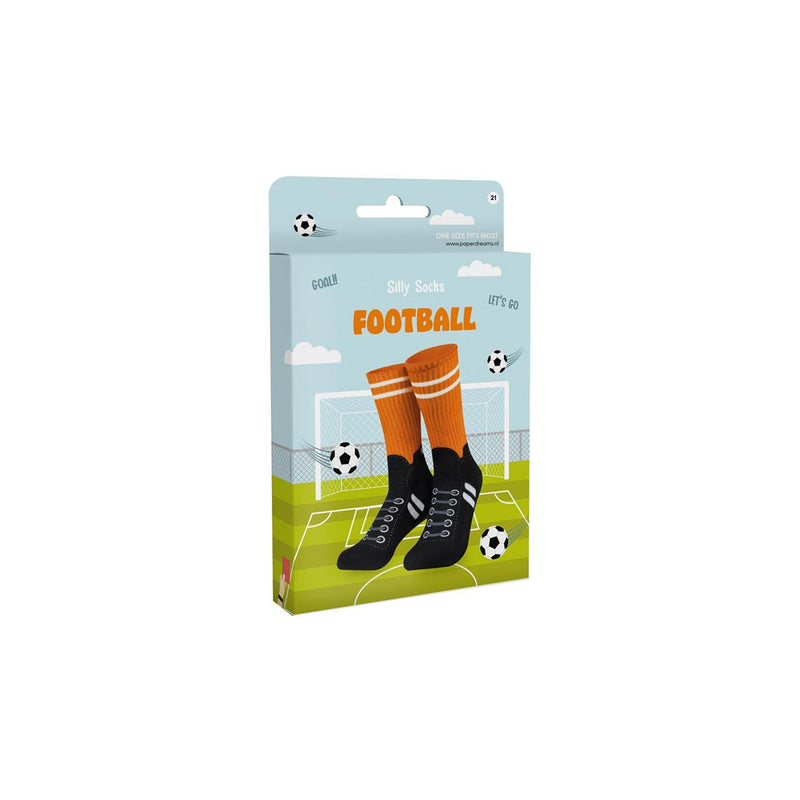 Chargez l'image dans la visionneuse de la galerie, Paperdreams silly socks - football holland - polyester