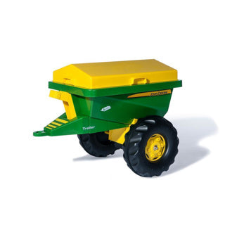 Afbeelding laden in galerijviewer, Rolly toys rollystreumax aanhangwagen john deere - groen