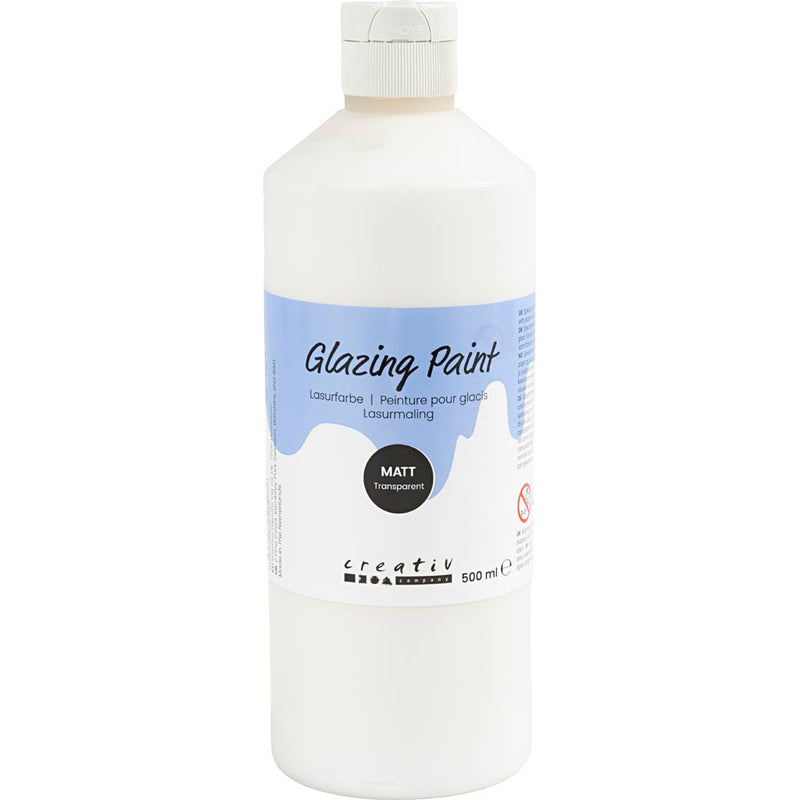 Afbeelding laden in galerijviewer, Https: www.cchobby.nl kinderverf-matt-transparant-wit-500-ml-1-fles