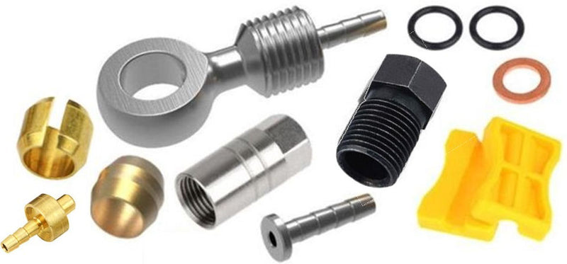 Load image into Gallery viewer, Adapterset voor hydraulische remleiding passend Shimano BH90