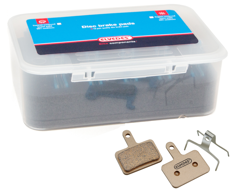 Load image into Gallery viewer, Schijfremblokset Elvedes Shimano Tektro RST - gesinterd (10 paar)