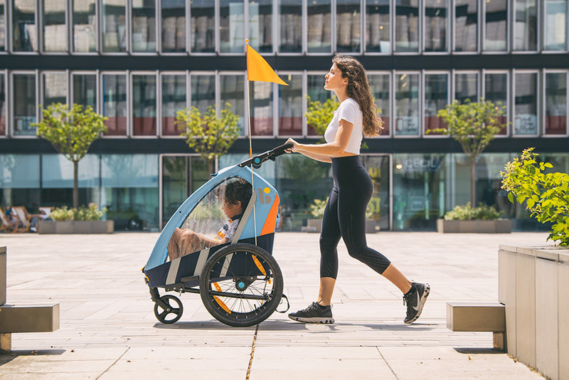 Laden Sie das Bild in Galerie -Viewer, Bellelli kinder fietskar 2 in 1 trailblazer
