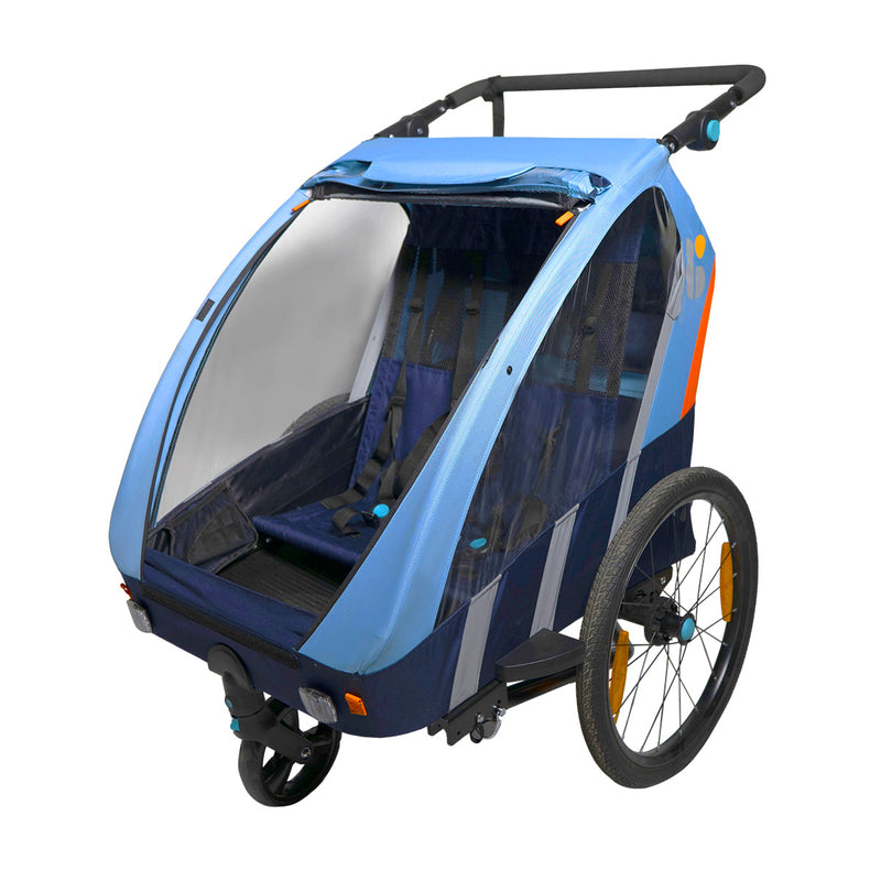 Laden Sie das Bild in Galerie -Viewer, Bellelli kinder fietskar 2 in 1 trailblazer