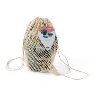 Afbeelding laden in galerijviewer, Dantoy - blue marine toys - emmerset - tuin zand en strand set bio - in katoenen netje