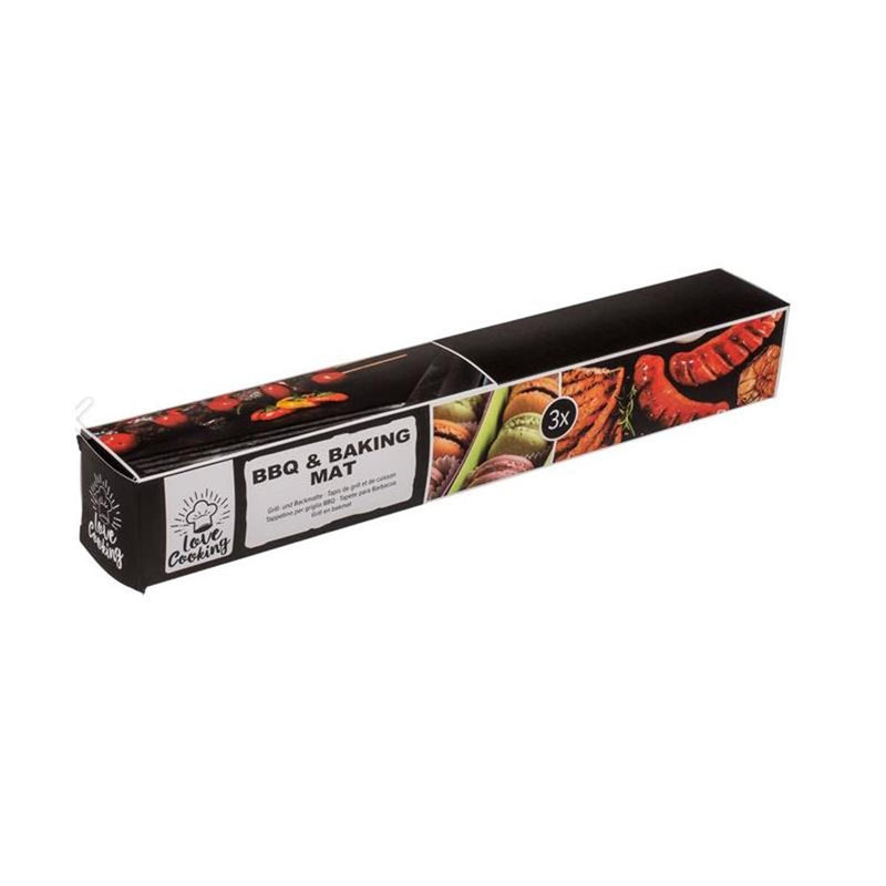 Afbeelding laden in galerijviewer, Ootb barbecue bakmat set van 3 stuks 40x33cm