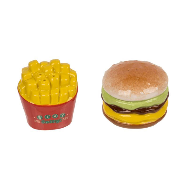 Load image into Gallery viewer, Ootb peper zoutstel burger fries 5,5x4,5cm