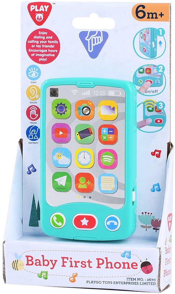 Afbeelding laden in galerijviewer, Playgo baby mijn eerste telefoon