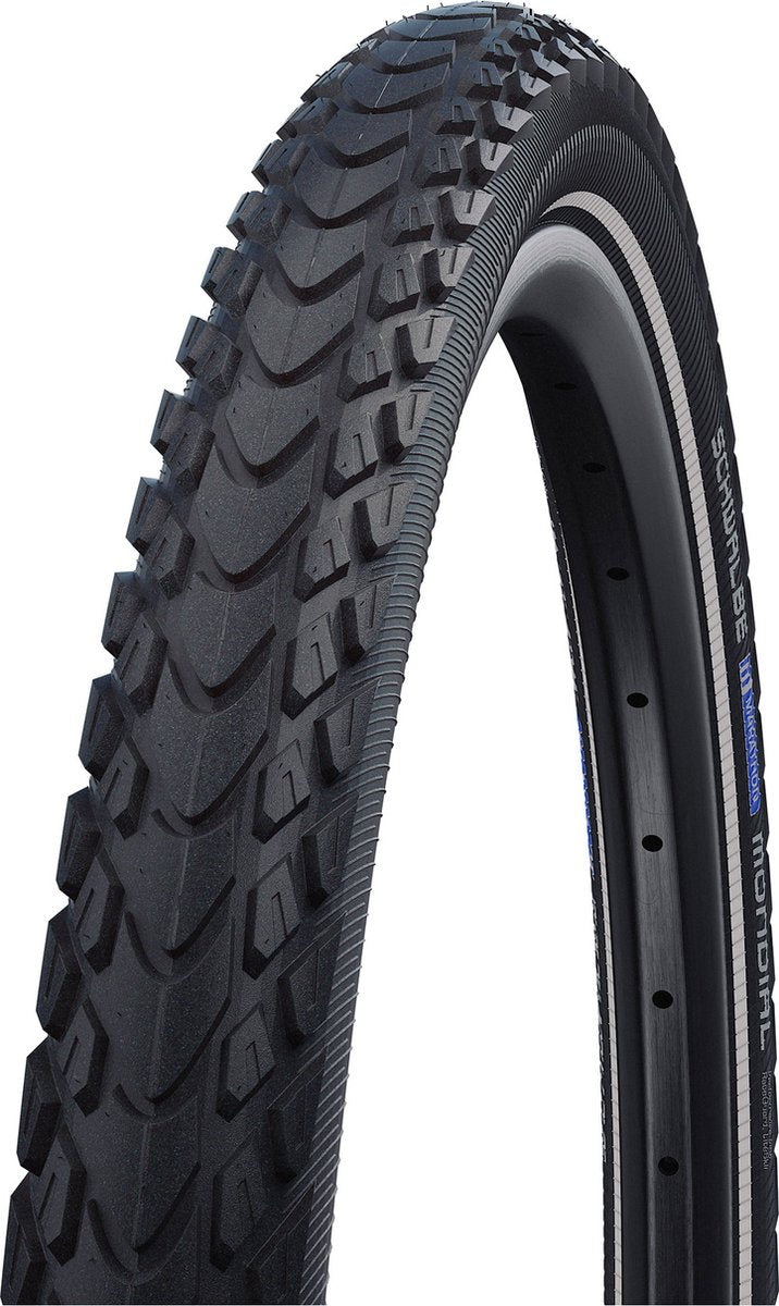 Cargue la imagen en el visor de la galería, Schwalbe draadband marathon mondial perf 50-559 +r zwart