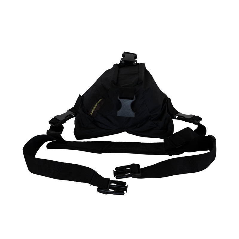 Load image into Gallery viewer, Buteo photo gear bean bag 1 zadelmodel zwart met draagriem
