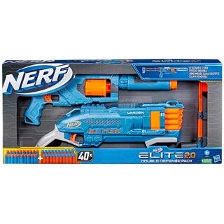 Laden Sie das Bild in Galerie -Viewer, Hasbro nerf elite 2.0 double defense pack