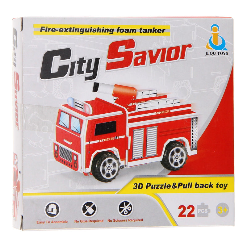 Load image into Gallery viewer, 3d puzzel brandweerauto 22st.
